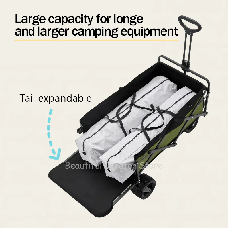 Camping-Carts-Portable-Folding-Cart-Large-Capacity-Trolley-Multifunction-Cart-Folding-Wagon-Outdoor-Camp-Trailer-Light-2