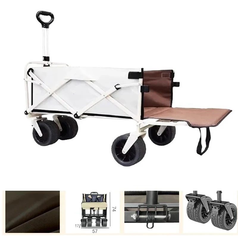 Outdoor-Camping-Trolley-Cart-Portable-Foldable-Large-Capacity-Hand-Push-Picnic-Trailer-Pull-Rod-Rear-Wagon-4