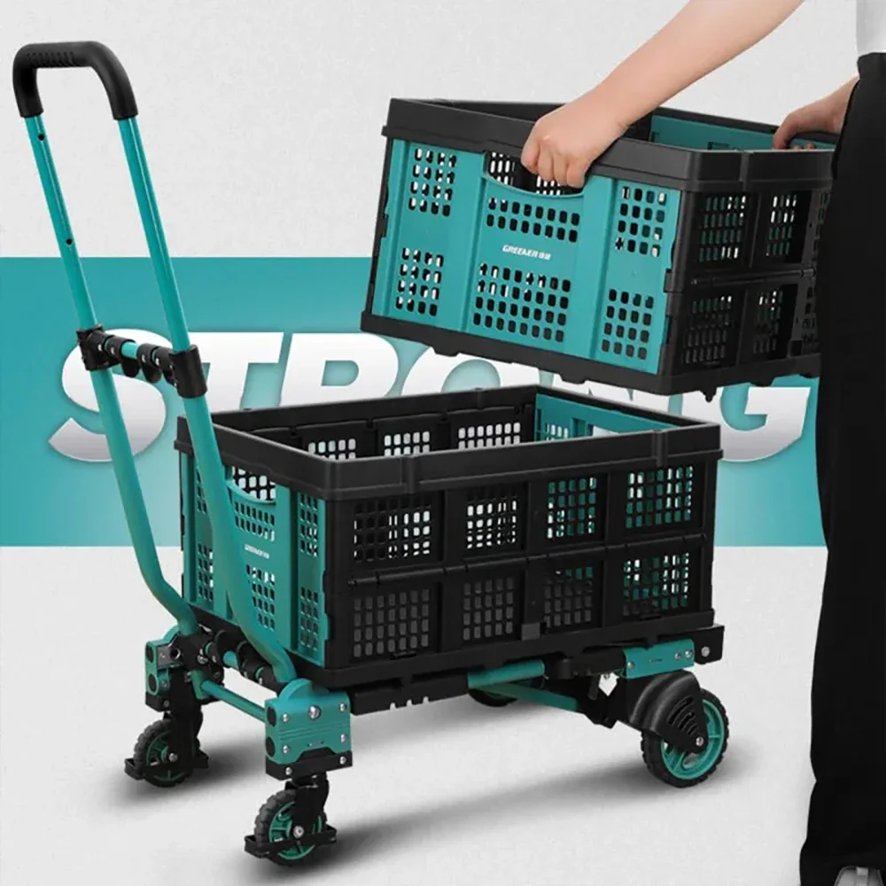 Trolley-Foldable-Pull-Cargo-Multi-Functional-Traction-Express-Flat-Small-Trailer-Climbing-Stairs-Portable-Material-Handling-3