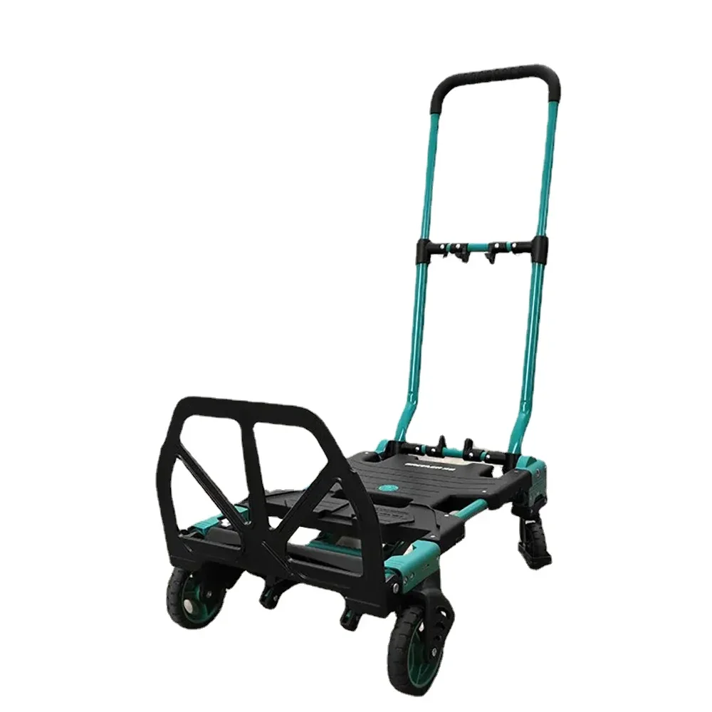 Trolley-Foldable-Pull-Cargo-Multi-Functional-Traction-Express-Flat-Small-Trailer-Climbing-Stairs-Portable-Material-Handling-5