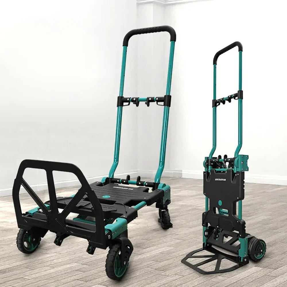 Trolley-Foldable-Pull-Cargo-Multi-Functional-Traction-Express-Flat-Small-Trailer-Climbing-Stairs-Portable-Material-Handling