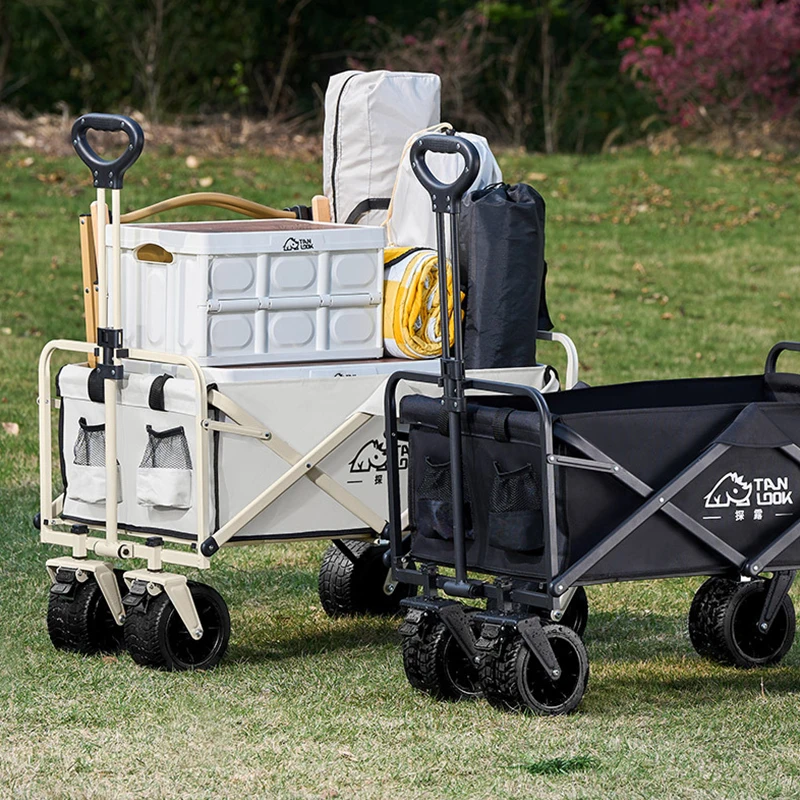 Wheeled-Folding-Cart-Wagon-Large-Capacity-Multifunction-Cart-Garden-Park-outdoor-beach-Camping-carts-Portable-Barbecue-4